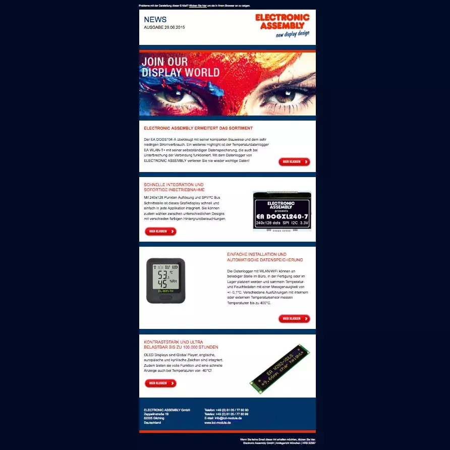 Newsletter 2015/09 DIP203B-6NLW Newsletter 2015/09 DIP203B-6NLW