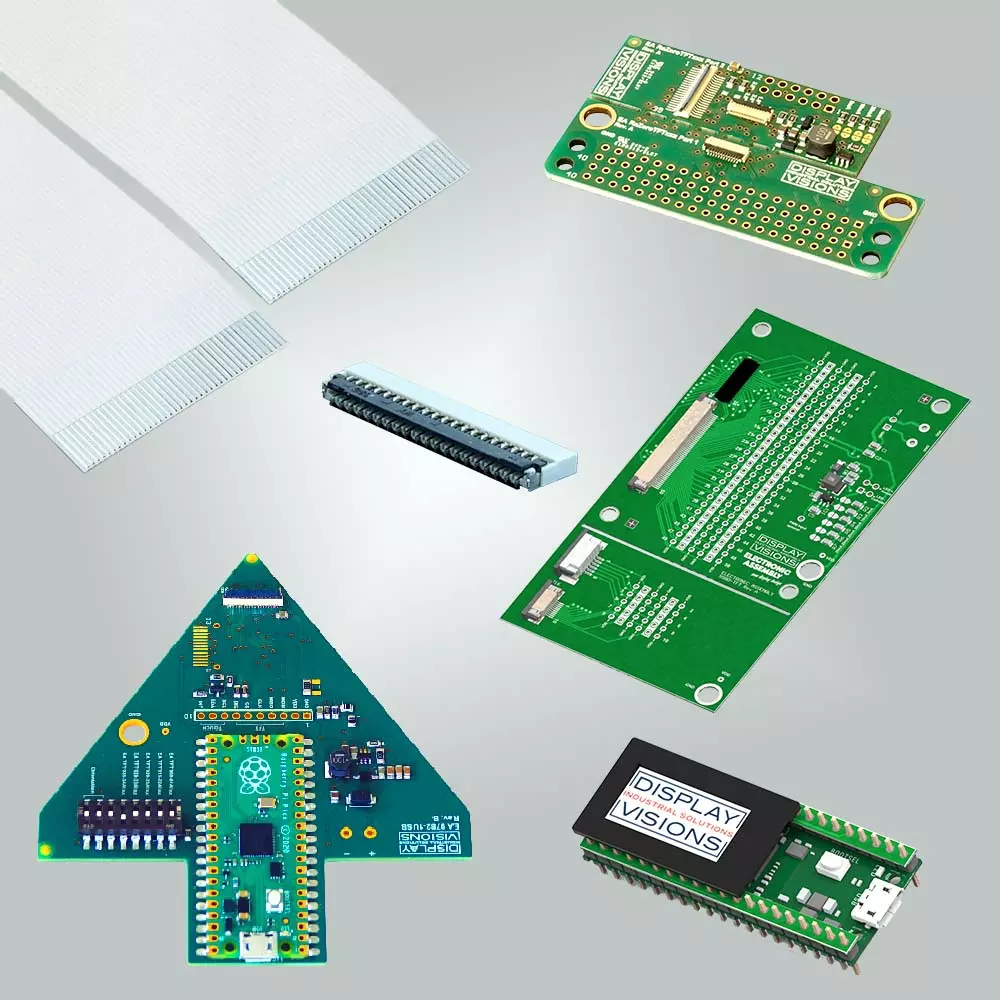 Demo and Adaptor boards for TFT and IPS displays Demo and Adaptor boards for TFT and IPS displays
