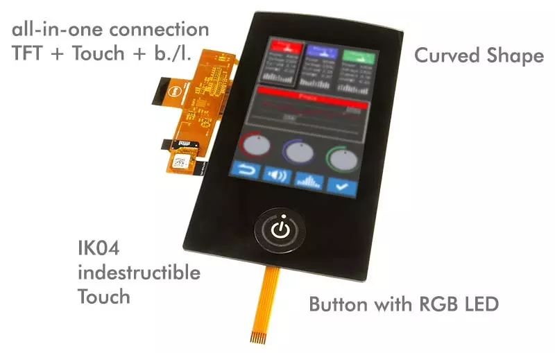 Individually customized displays with touch, adapted to your needs Individually customized displays with touch, adapted to your needs