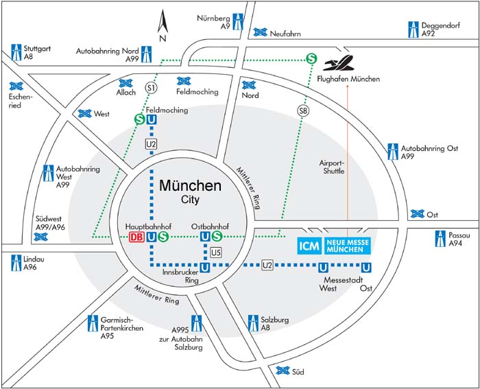 Exhibition center Munich. electronica. DISPLAY VISIONS.